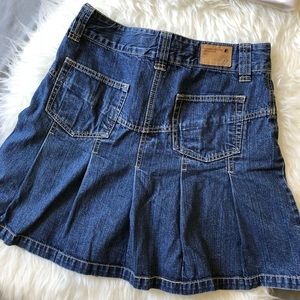 Denim skater skirt Korea